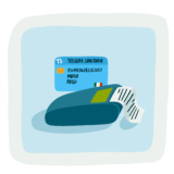 Icona-di-lettore-di-cassa-con-tessera-sanitaria-come-tessera-fedelta-di-b-more-con-bordo-160x160